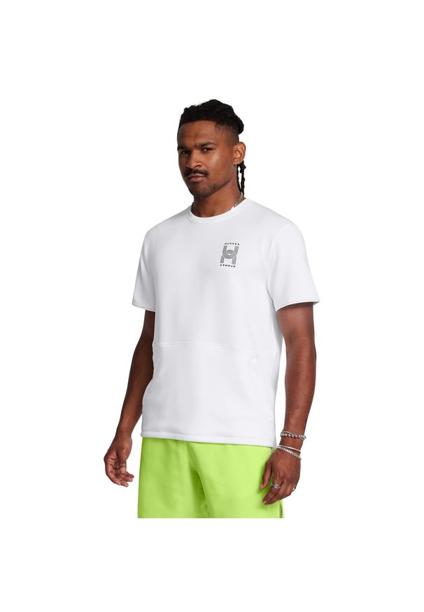 T-shirt Under Armour Run Anywhere. Kolor: czarny, biały, wielokolorowy. Sport: bieganie