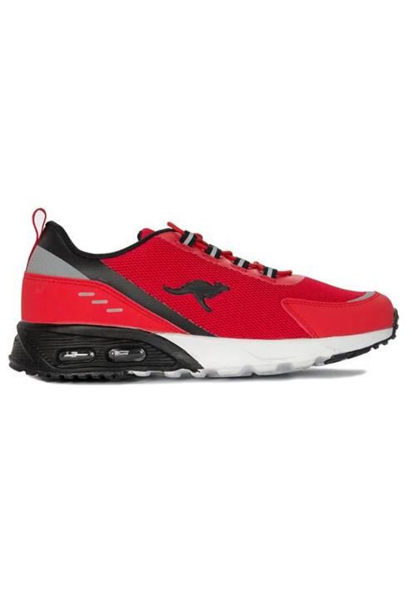 Buty do chodzenia damskie KangaRoos 188456173. Zapięcie: sznurówki. Kolor: czerwony. Materiał: materiał, syntetyk. Szerokość cholewki: normalna. Sport: turystyka piesza