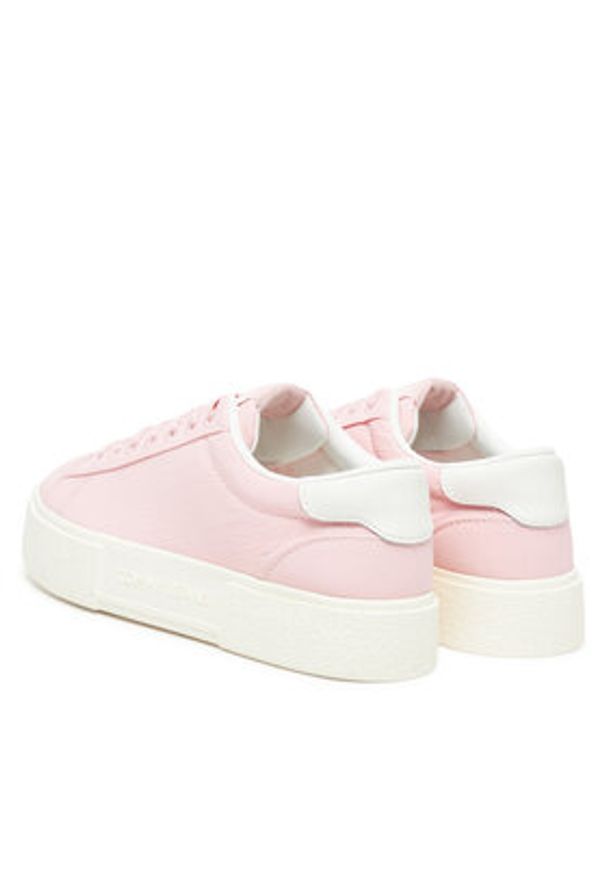 Tommy Jeans Sneakersy Tjw Flatform Sneaker EN0EN02819 Różowy. Kolor: różowy. Materiał: materiał