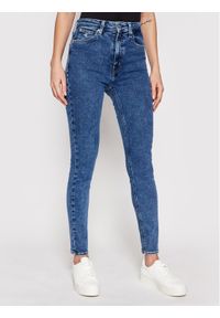 Calvin Klein Jeans Jeansy High Rise J20J215787 Granatowy Skinny Fit. Kolor: niebieski #1
