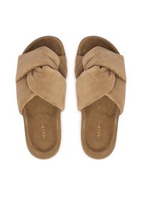 Inuikii Klapki Soft Crossed 1004.003.0401 Beżowy. Kolor: beżowy. Materiał: zamsz, skóra #3