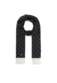 JOOP! Szalik Fabio 30043427 Czarny. Kolor: czarny. Materiał: materiał, bawełna