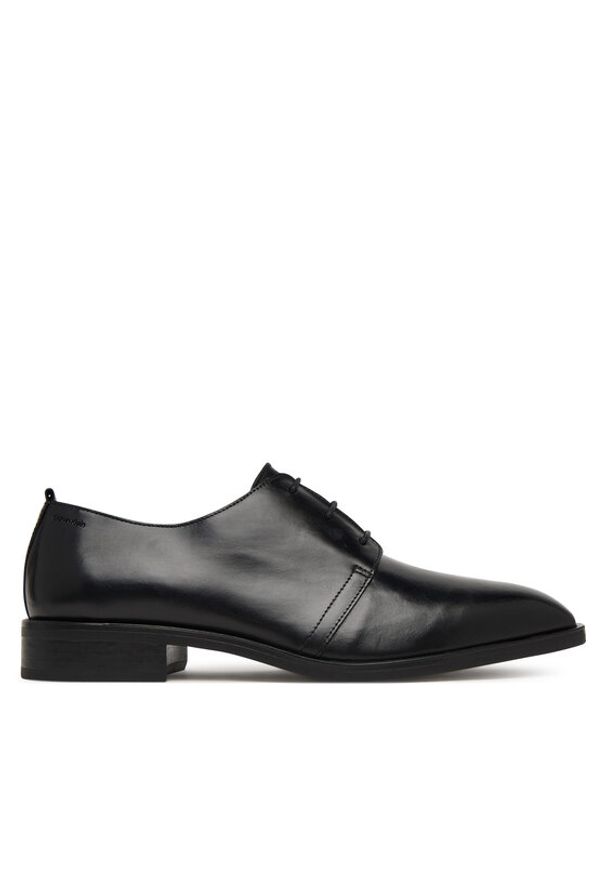 Calvin Klein Półbuty Slim Clean Derby Lth HM0HM02004 Czarny. Kolor: czarny. Materiał: skóra