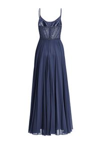 Hey Kyla Sukienka wieczorowa 5AK023HK Granatowy Regular Fit. Kolor: niebieski. Materiał: syntetyk. Styl: wizytowy #7