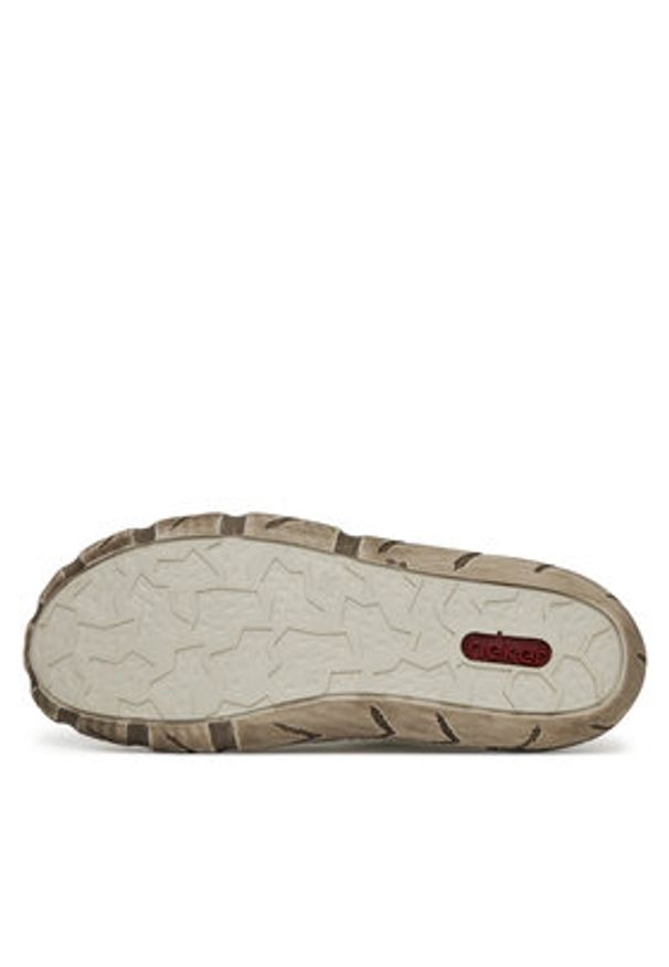 Rieker Półbuty L0362-80 Biały. Kolor: biały. Materiał: skóra