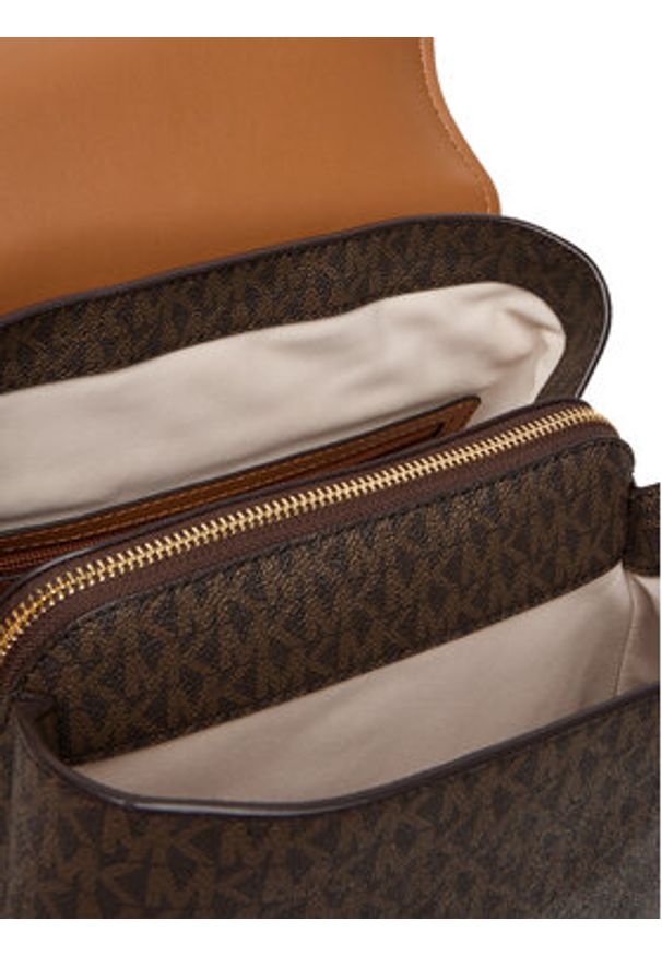 MICHAEL Michael Kors Plecak Quinn 30T5GQNB2B Brązowy. Kolor: brązowy. Materiał: skóra