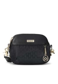 Kazar - Czarna listonoszka damska. Kolor: czarny. Materiał: skórzane #1