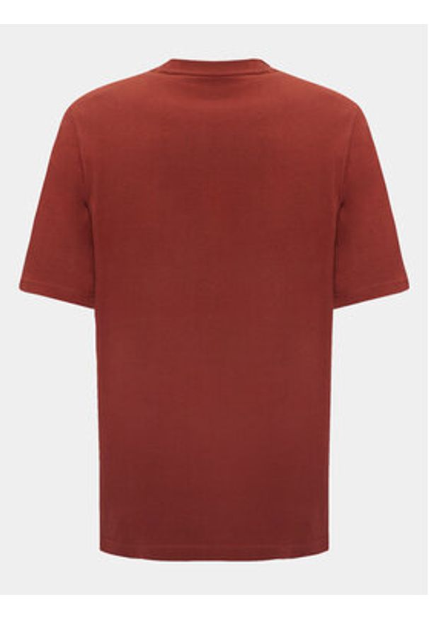 Dickies T-Shirt Icon Logo DK0A4XC9 Bordowy Regular Fit. Kolor: czerwony. Materiał: bawełna