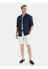 TOMMY HILFIGER - Tommy Hilfiger Koszula MW0MW42645 Granatowy Regular Fit. Kolor: niebieski. Materiał: syntetyk #2