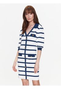 Silvian Heach Sukienka codzienna GPP23246VE Biały Regular Fit. Okazja: na co dzień. Kolor: biały. Materiał: wiskoza. Typ sukienki: proste. Styl: casual