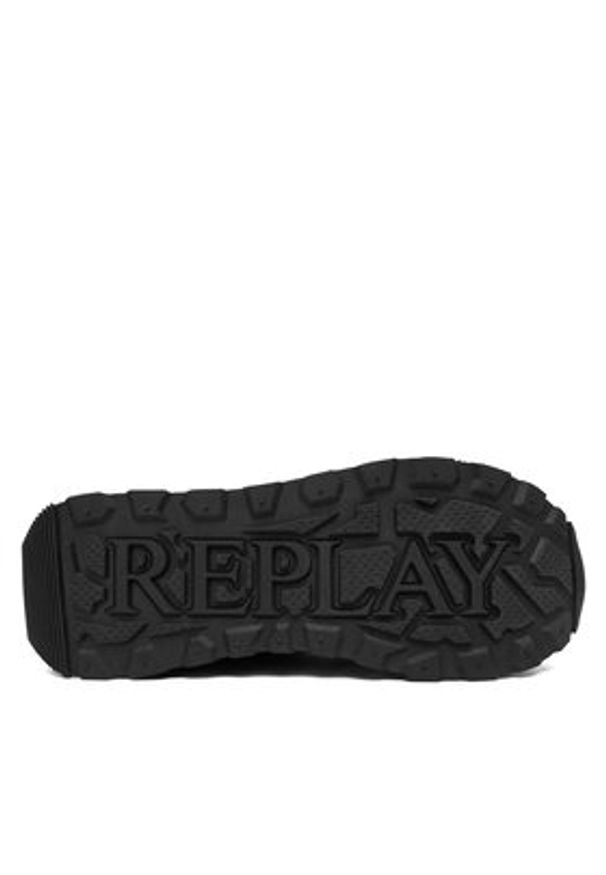 Replay - REPLAY Sneakersy GMSG7 .000.C0004S Czarny. Kolor: czarny. Materiał: skóra
