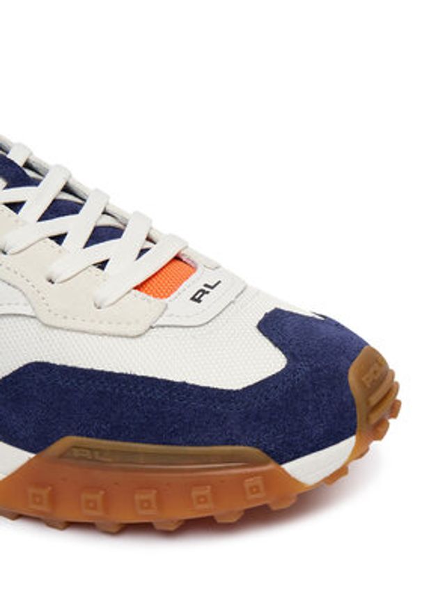 Polo Ralph Lauren Sneakersy Eldridge 809P07523003 Biały. Kolor: biały. Materiał: zamsz, skóra