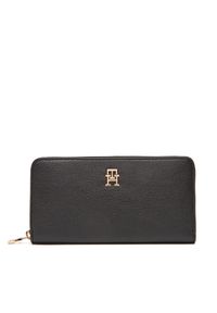 TOMMY HILFIGER - Duży Portfel Męski Tommy Hilfiger. Kolor: czarny