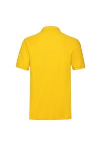 FRUIT OF THE LOOM - Koszulka Polo Premium Unisex Dla Dorosłych. Typ kołnierza: polo. Kolor: żółty, pomarańczowy, wielokolorowy