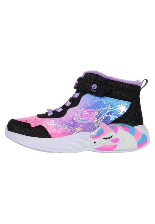 skechers - Buty do chodzenia dla dzieci Skechers Unicorn Dreams Mag. Kolor: wielokolorowy. Materiał: syntetyk, materiał. Szerokość cholewki: normalna. Sport: turystyka piesza