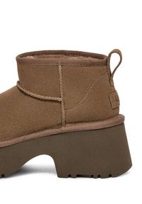 Ugg Śniegowce W Classic Ultra Mini Heights 1158311 Zielony. Kolor: zielony. Materiał: skóra, zamsz #6