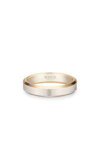 W.KRUK - Obrączka ślubna złota CHAMONIX męska. Materiał: złote. Kolor: złoty. Wzór: gładki #1