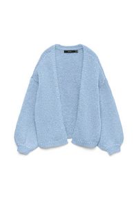 Vero Moda Kardigan Maybe 10273101 Błękitny Oversize. Kolor: niebieski. Materiał: syntetyk #3
