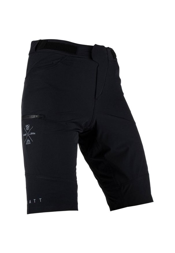 Spodenki rowerowe (+spodenki kolarskie z pampersem w zestawie) LEATT Shorts. Kolor: czarny. Długość: krótkie. Sezon: lato. Sport: kolarstwo