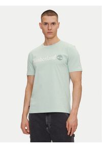 Timberland T-Shirt TB0A5UPQ Zielony Regular Fit. Kolor: zielony. Materiał: bawełna