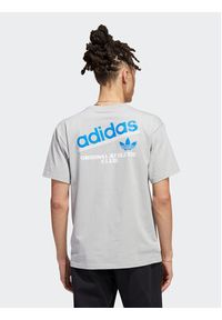 Adidas - adidas T-Shirt Athletic Club HI2971 Szary Regular Fit. Kolor: szary. Materiał: bawełna