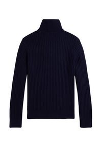 Polo Ralph Lauren Sweter 710974167001 Granatowy Regular Fit. Typ kołnierza: polo. Kolor: niebieski. Materiał: wełna
