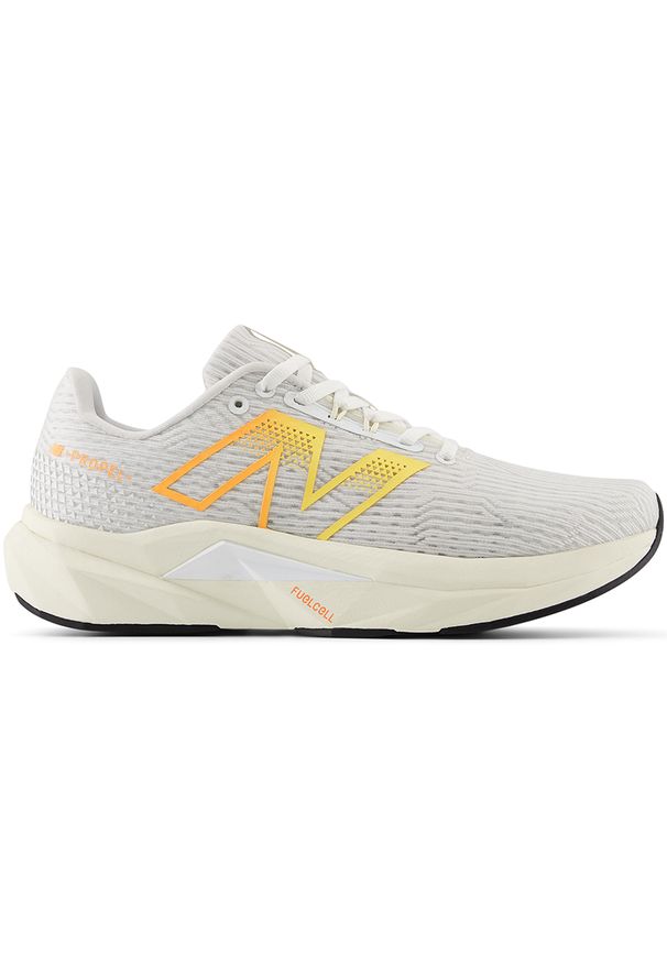 Buty damskie New Balance FuelCell Propel v5 WFCPRCF5 – szare. Okazja: na co dzień. Kolor: szary. Materiał: guma, poliester, materiał, syntetyk. Szerokość cholewki: normalna. Sport: bieganie, fitness
