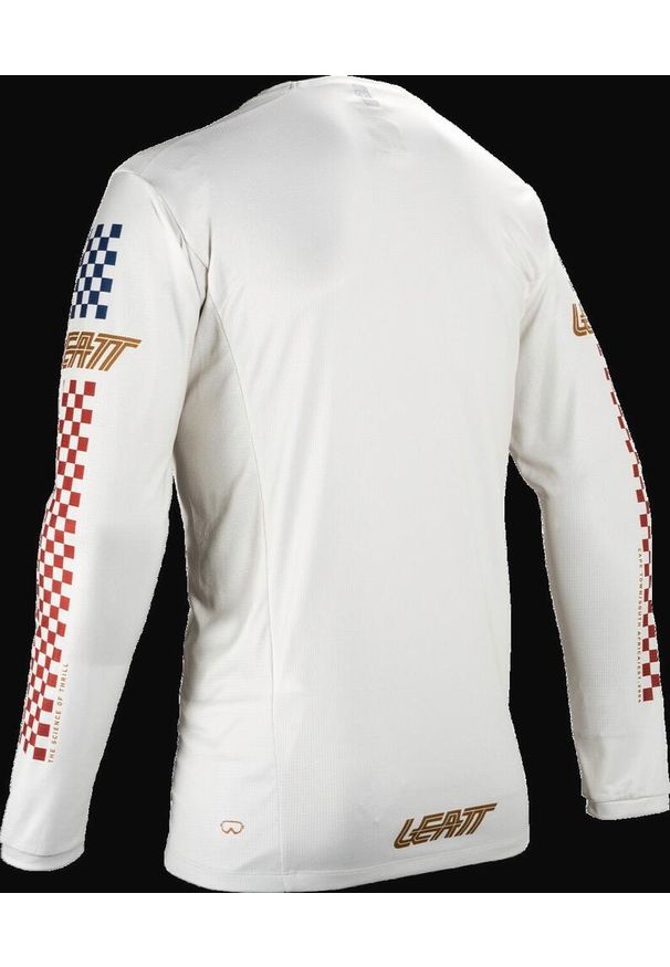 Koszulka rowerowa LEATT Jersey MTB Enduro 4.0. Kolor: biały. Materiał: jersey. Sport: kolarstwo
