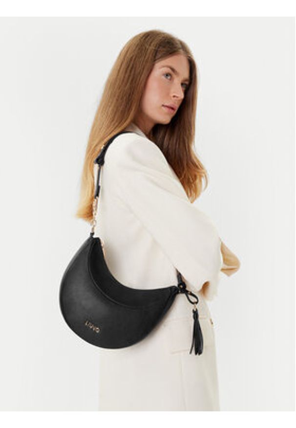 Liu Jo Torebka M Hobo AF5251 E0058 Czarny. Kolor: czarny. Materiał: skórzane