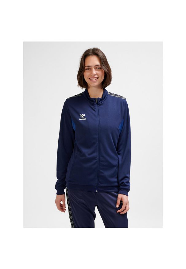 Damska bluza dresowa Hummel Authentic Pl. Kolor: niebieski. Materiał: dresówka. Sport: fitness