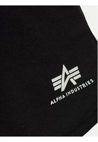 Alpha Industries Szorty sportowe Basic 116054 Czarny Regular Fit. Kolor: czarny. Materiał: bawełna