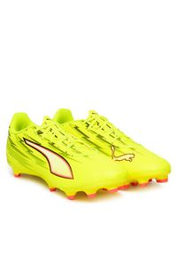 Puma Buty do piłki nożnej Ultra 6 Play FG/Ag 108704 01 Żółty. Kolor: żółty. Materiał: skóra #2