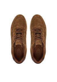 Clarks Sneakersy Radwell Tie 26186564 Brązowy. Kolor: brązowy. Materiał: skóra, zamsz #5
