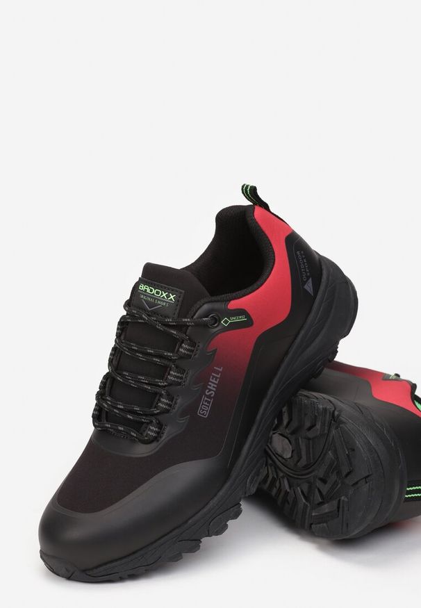 Born2be - Czarno-Zielone Buty Sportowe Telape. Wysokość cholewki: przed kostkę. Kolor: czarny. Materiał: materiał, guma. Szerokość cholewki: normalna. Wzór: aplikacja. Sezon: lato