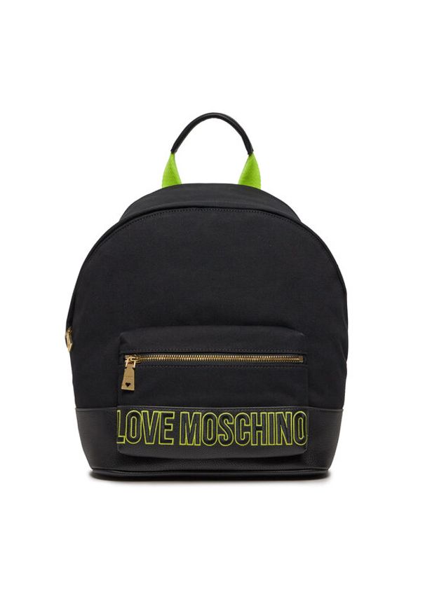 Love Moschino - LOVE MOSCHINO Plecak JC4039PP1ILF100A Czarny. Kolor: czarny. Materiał: materiał