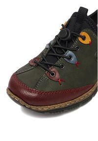 Rieker Półbuty N3271-54 Zielony. Kolor: zielony. Materiał: materiał #3