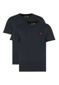 Polo Ralph Lauren Komplet 2 t-shirtów 710P02583003 Czarny Slim Fit. Typ kołnierza: polo. Kolor: czarny. Materiał: bawełna