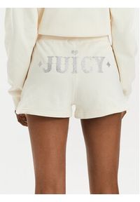 Juicy Couture Szorty sportowe Sully Rodeo JCBHS223825 Écru Regular Fit. Materiał: bawełna