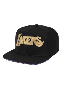 Czapka z daszkiem bejsbolówka Mitchell & Ness NBA Los Angeles Lakers. Kolor: czarny #1