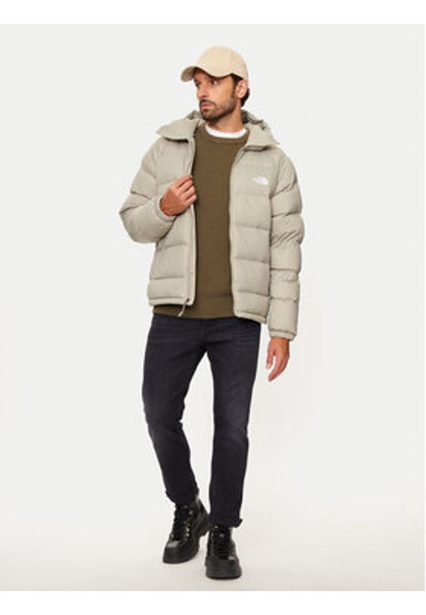 The North Face Kurtka puchowa Hydrenalite NF0A5GIE Beżowy Regular Fit. Kolor: beżowy. Materiał: syntetyk