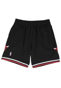 Mitchell & Ness - spodenki nba Chicago Bulls. Kolor: czarny. Sport: fitness, koszykówka #1