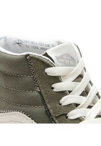Vans Sneakersy Sk8-Hi Reconst VN0005UKOLO1 Zielony. Kolor: zielony. Materiał: zamsz, skóra. Model: Vans SK8 #3