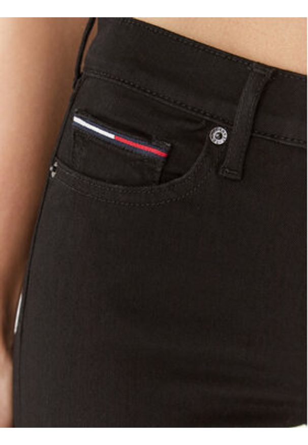 Tommy Jeans Jeansy Nora DW0DW09216 Czarny Skinny Fit. Kolor: czarny