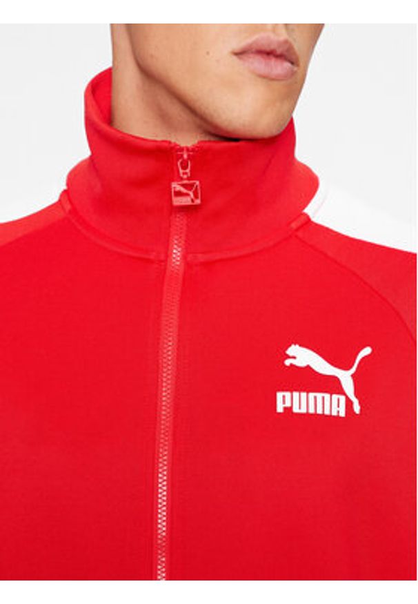 Puma Bluza Iconic T7 530094 Czerwony Regular Fit. Kolor: czerwony. Materiał: bawełna