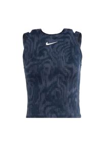 Tank top tenisowy damski Nike Court Dri-Fit Slam RG. Kolor: niebieski. Technologia: Dri-Fit (Nike). Sport: tenis