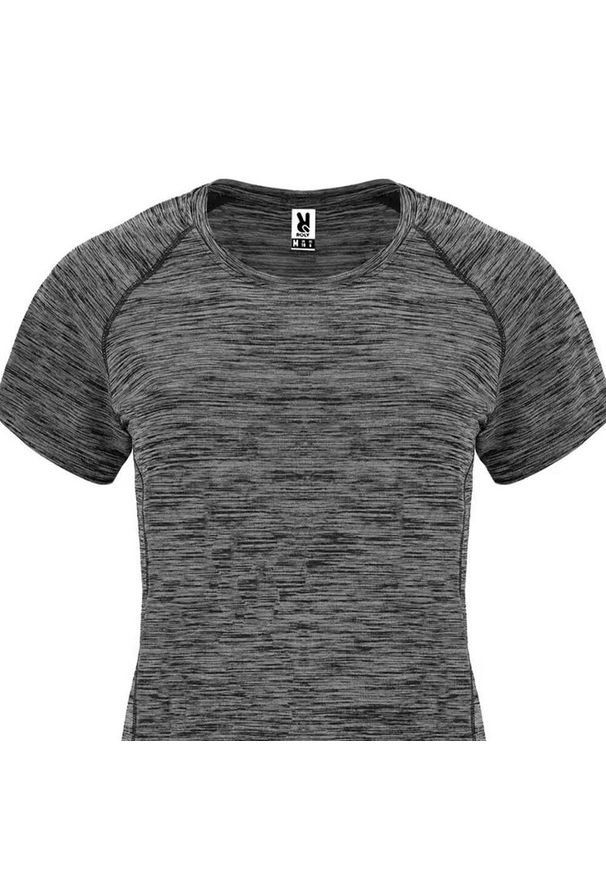 ROLY - Koszulka Damska Austin. Kolor: czarny, wielokolorowy, brązowy, zielony. Sport: turystyka piesza