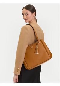 Guess Torebka HWNG96 69230 Brązowy. Kolor: brązowy. Materiał: skórzane