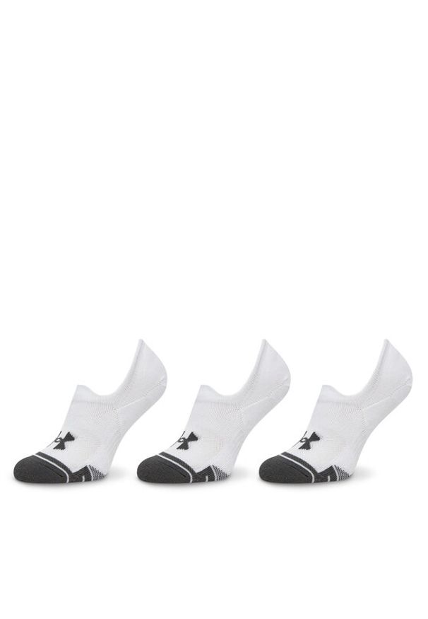 Under Armour Zestaw 3 par niskich skarpet unisex Performance Tech 1379502 Biały. Kolor: biały. Materiał: poliester, materiał