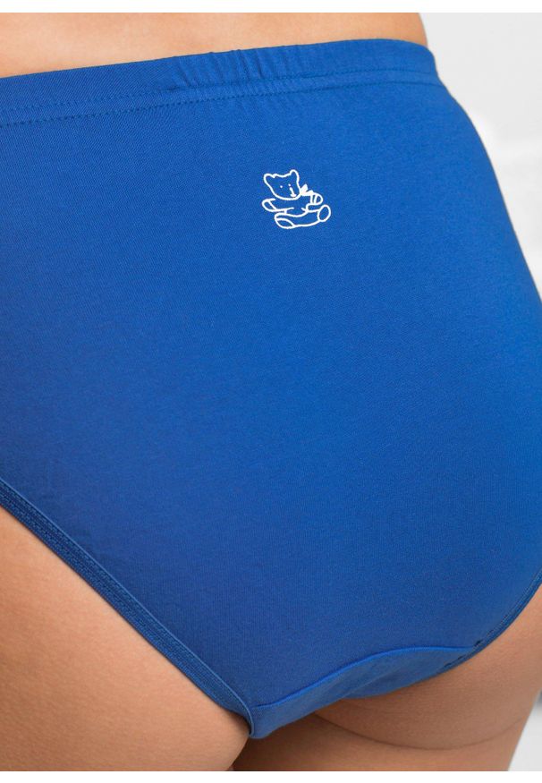 bonprix - Figi (6 par). Kolor: czarny. Wzór: nadruk