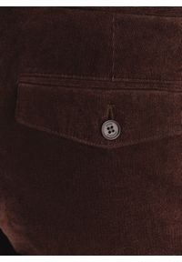 Pako Lorente - Brązowe spodnie sztruksowe. Okazja: na co dzień. Kolor: niebieski, brązowy. Materiał: sztruks. Sezon: zima, jesień. Styl: casual #3